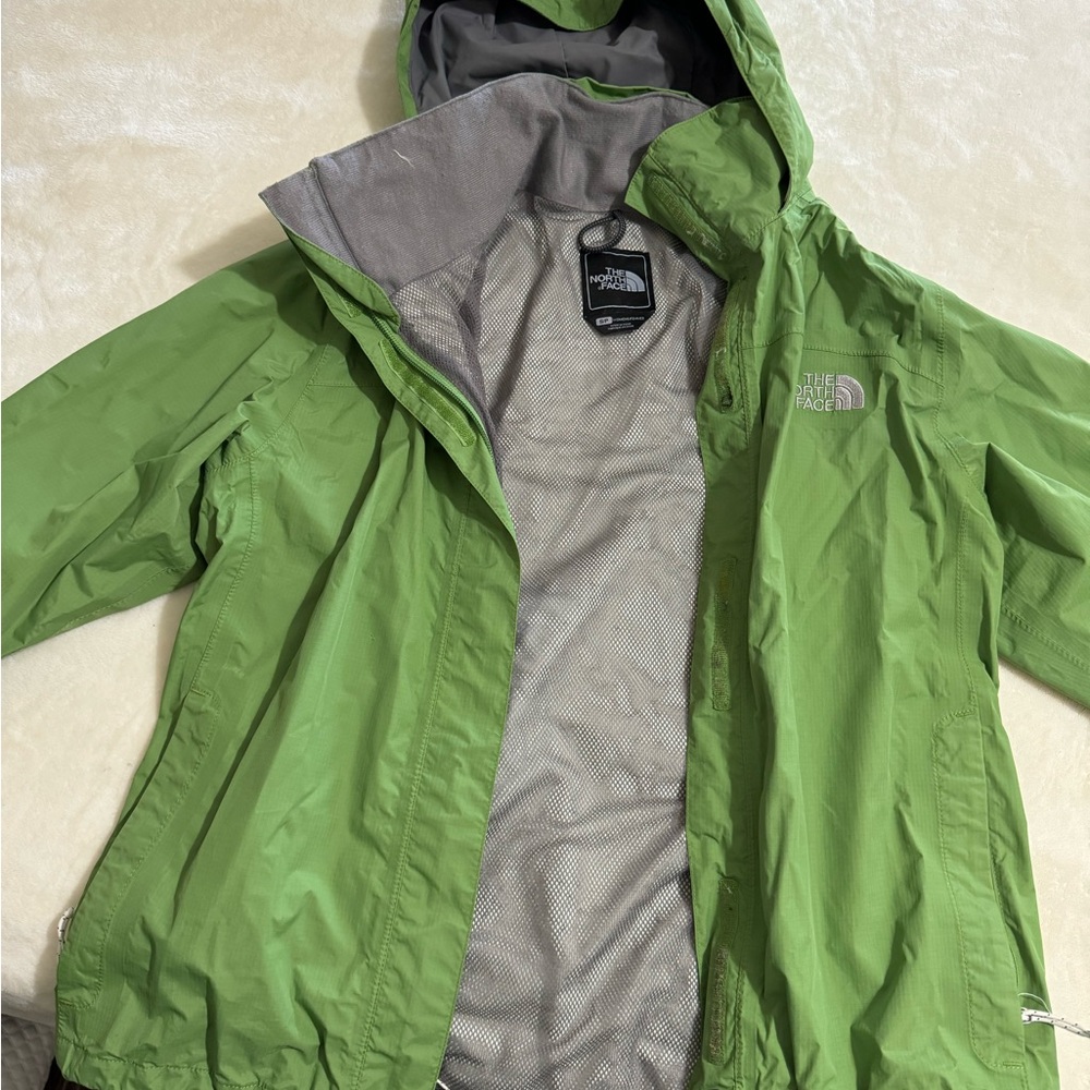 The North Face Women's Green Rain Jacket